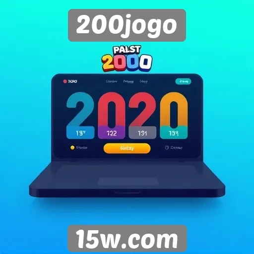 Interface do site 200jogo é intuitiva e acessível